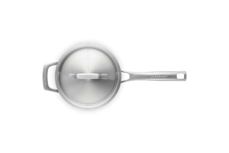 Essential Stainless Steel Saucepan, 3 qt.