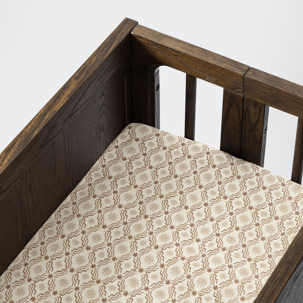 All-Stages® Bassinet Sheet in GOTS Certified Organic Brushed Cotton by Nate Berkus in Autumn Star