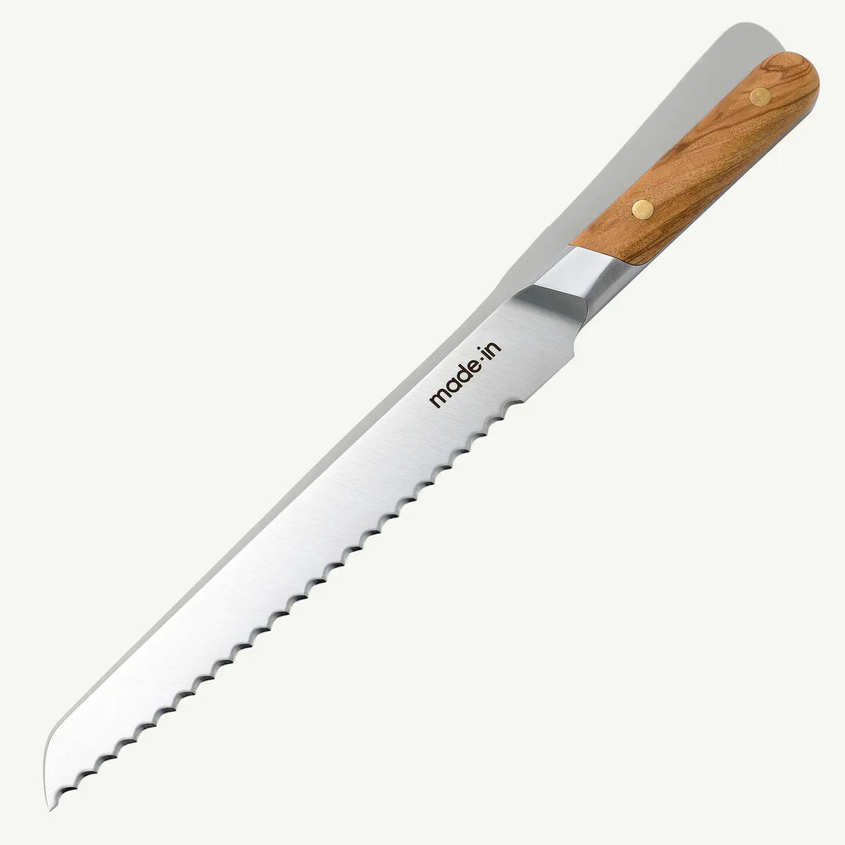 Bread Knife in Olive Wood