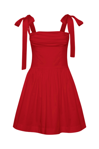 Elsa Mini Dress in Red | Over The Moon