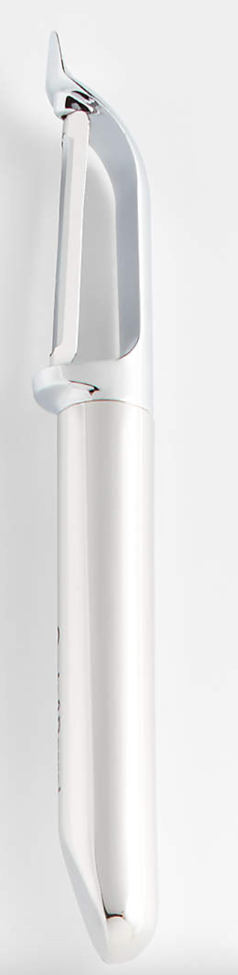 Crate & Barrel Stainless Steel Straight Peeler