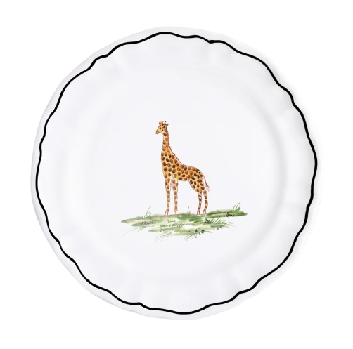 Animaux de la Savane Dessert/Side Plate, Giraffe