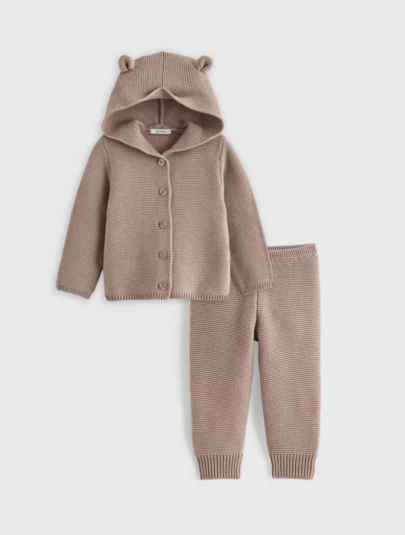 100% Organic Cotton Sweater Set