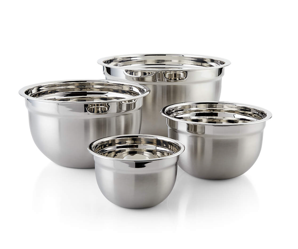4-Piece Stainless Steel Bowls