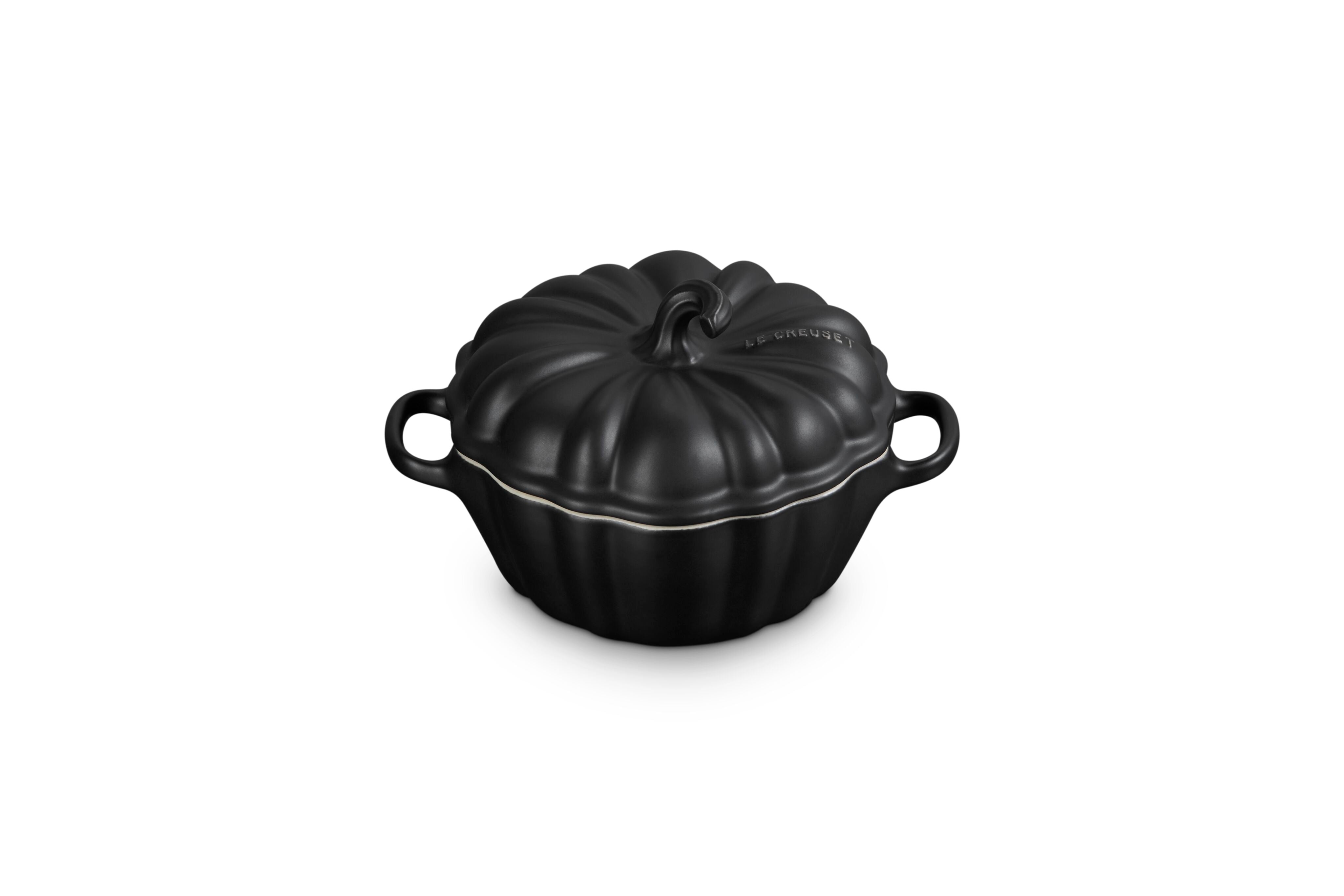 Le Creuset Pumpkin Mini Cocotte, 12 oz., Licorice