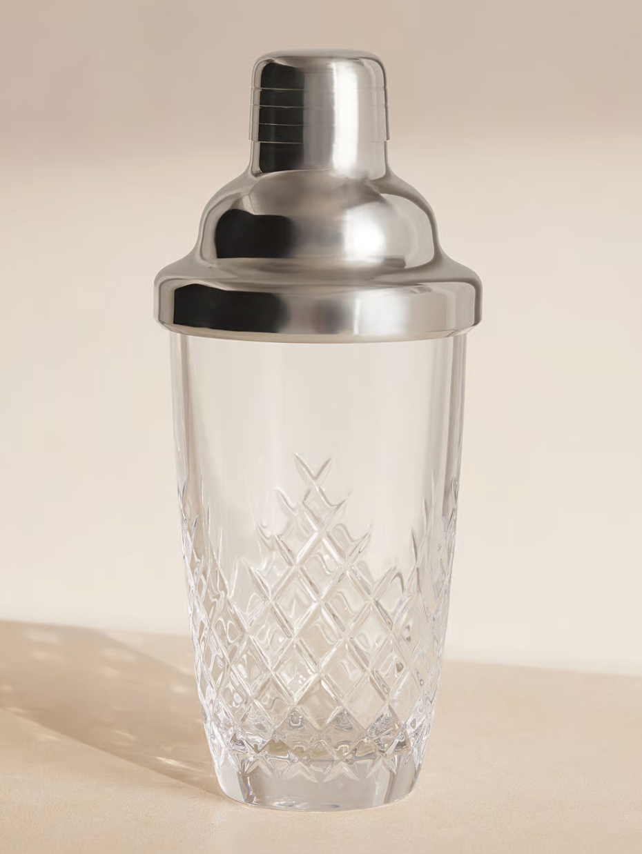 Barwell Cut Crystal Martini Shaker