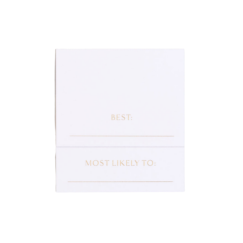 Superlatives Place Cards, Set of 24