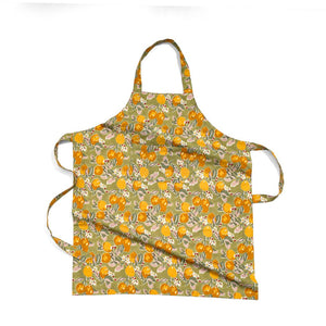 Citron Apron in Vert & Yellow