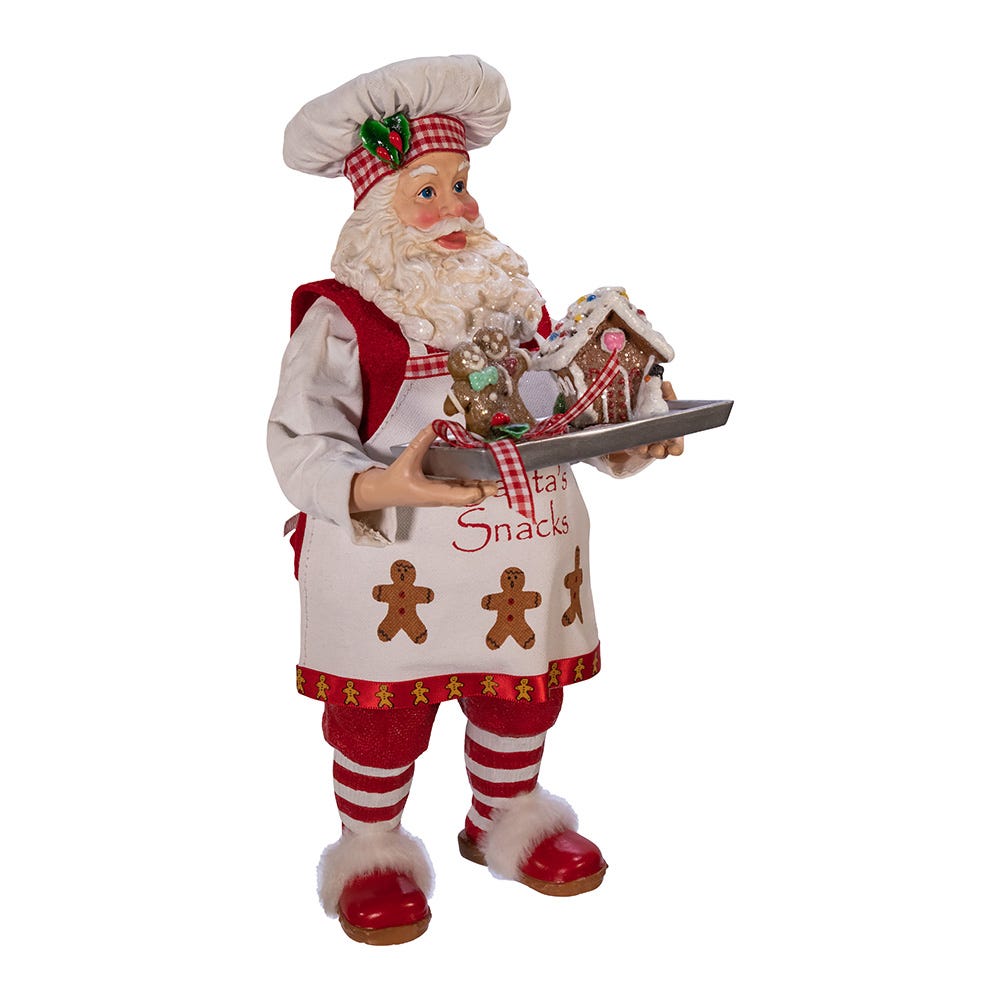 Gingerbread Chef Santa