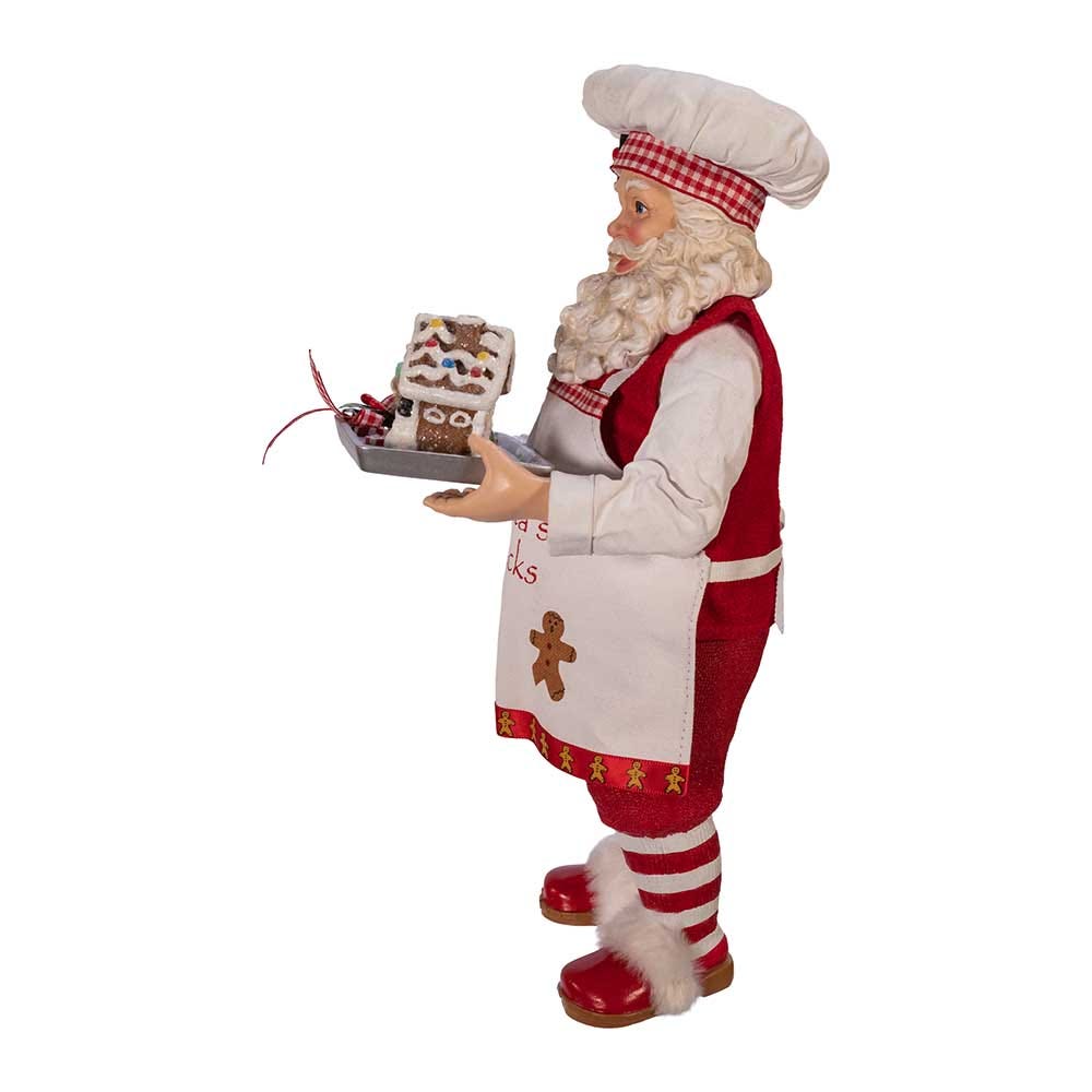 Gingerbread Chef Santa