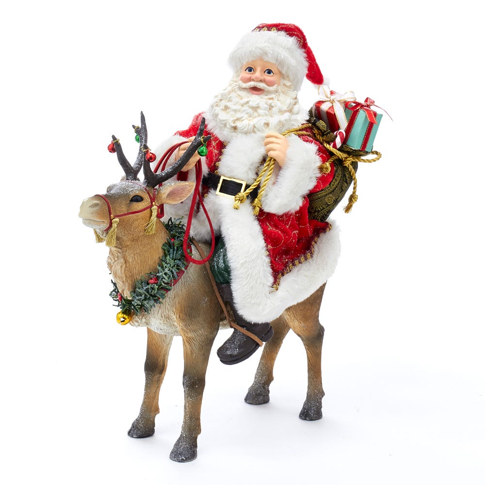 Santa on Reindeer