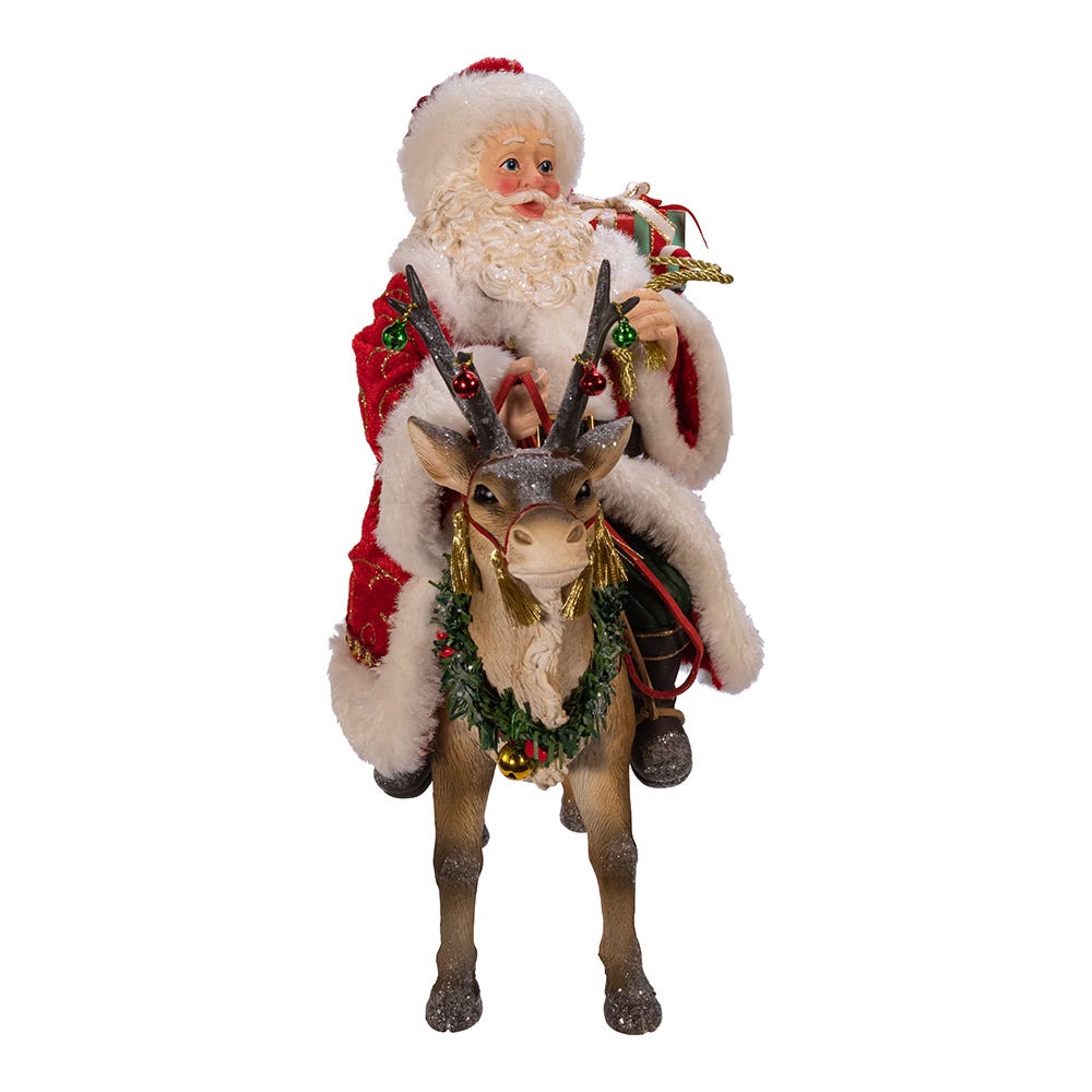 Santa on Reindeer