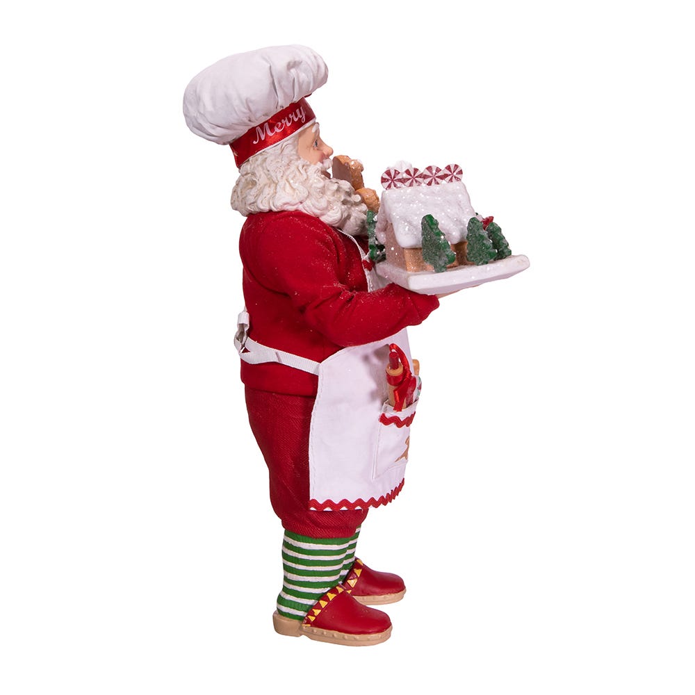 Gingerbread Chef Santa