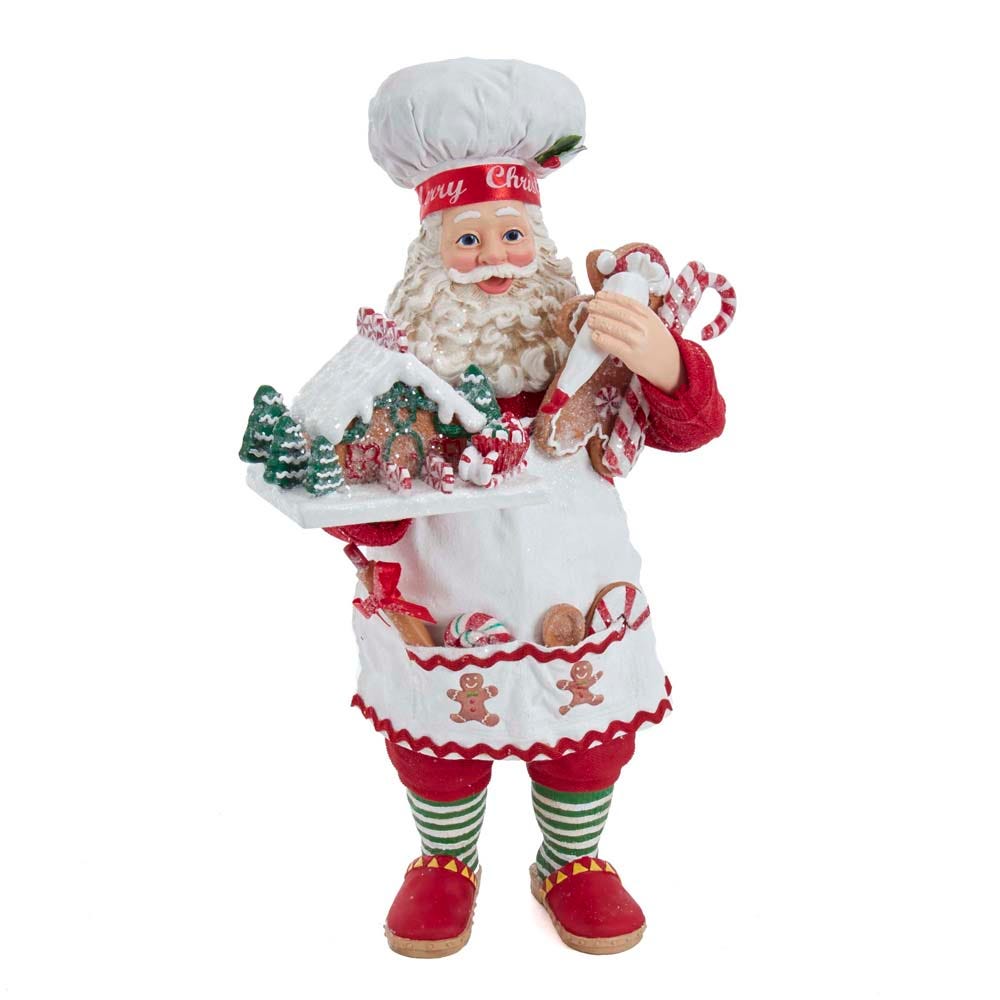 Gingerbread Chef Santa