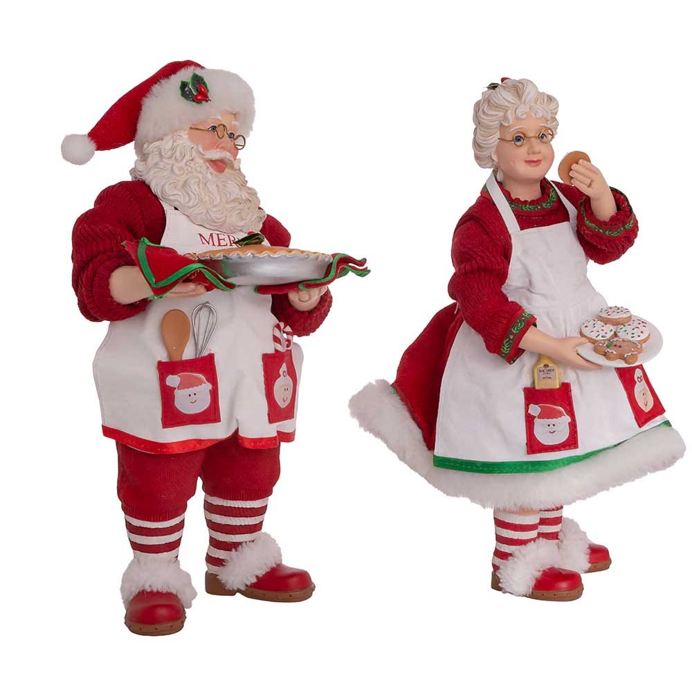 Mr. and Mrs. Santa, Set of 2