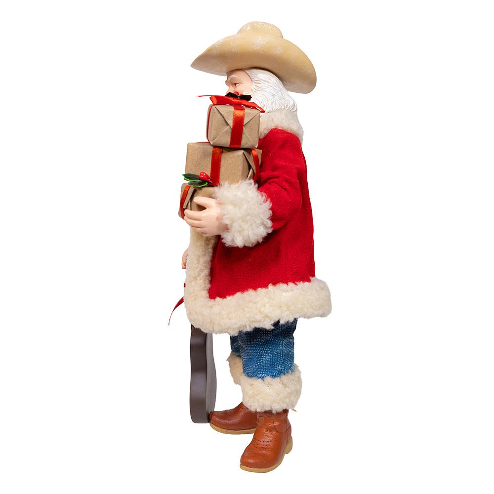 Western Santa with Guitar
