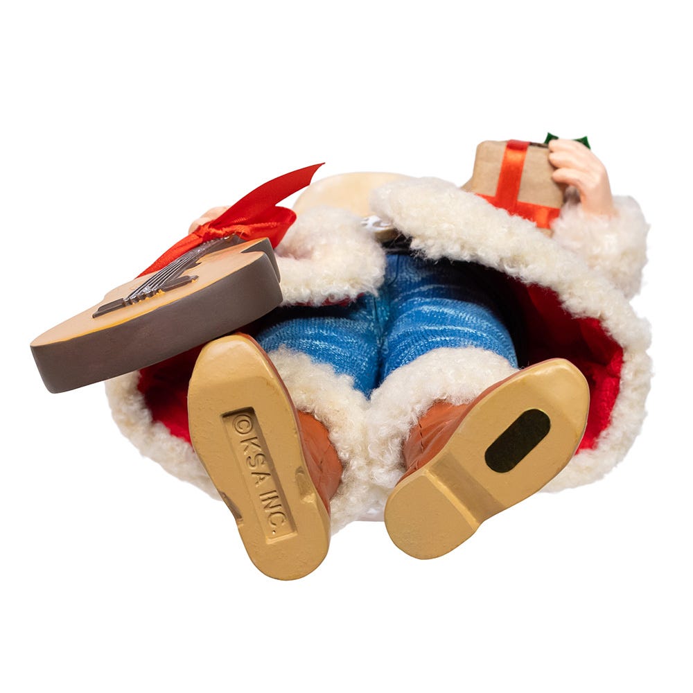 Western Santa with Guitar