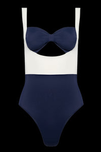 The Pamela in Navy & Ivory