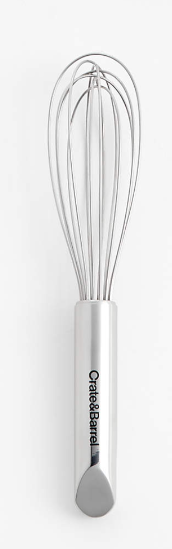Crate & Barrel Stainless Steel 8" Whisk