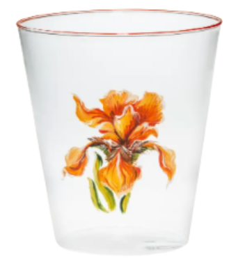 CasarialtoOrchid Drinking Glass, 12 oz.