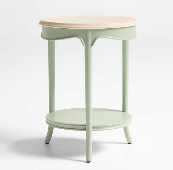 Collins Round Nursery Side Table by Jake Arnold
