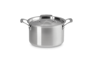 Essential Stainless Steel Deep Round Stockpot, 4 qt.