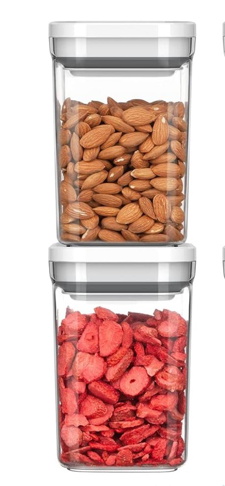 4 Pack Airtight Food Storage Container Set- MEDIUM