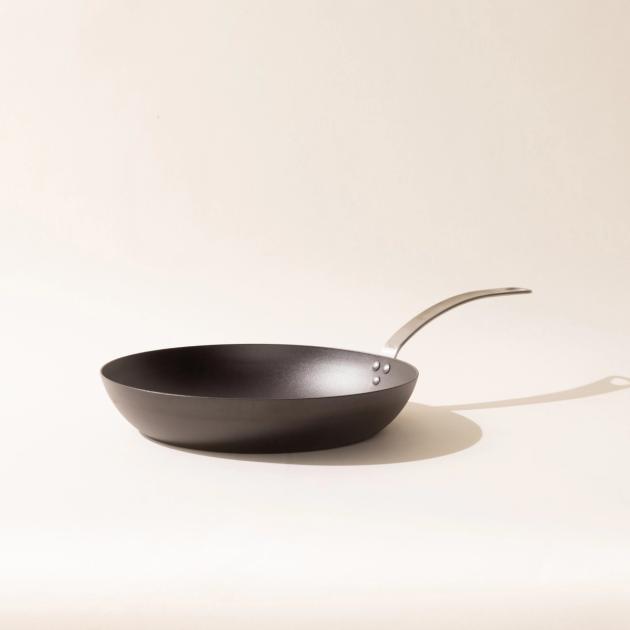 Blue Carbon Steel Frying Pan, Seasoned, 12"