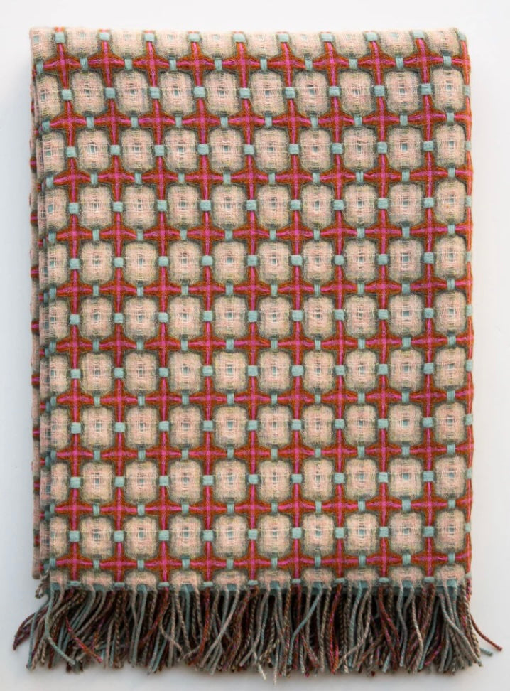 Basketweave throw