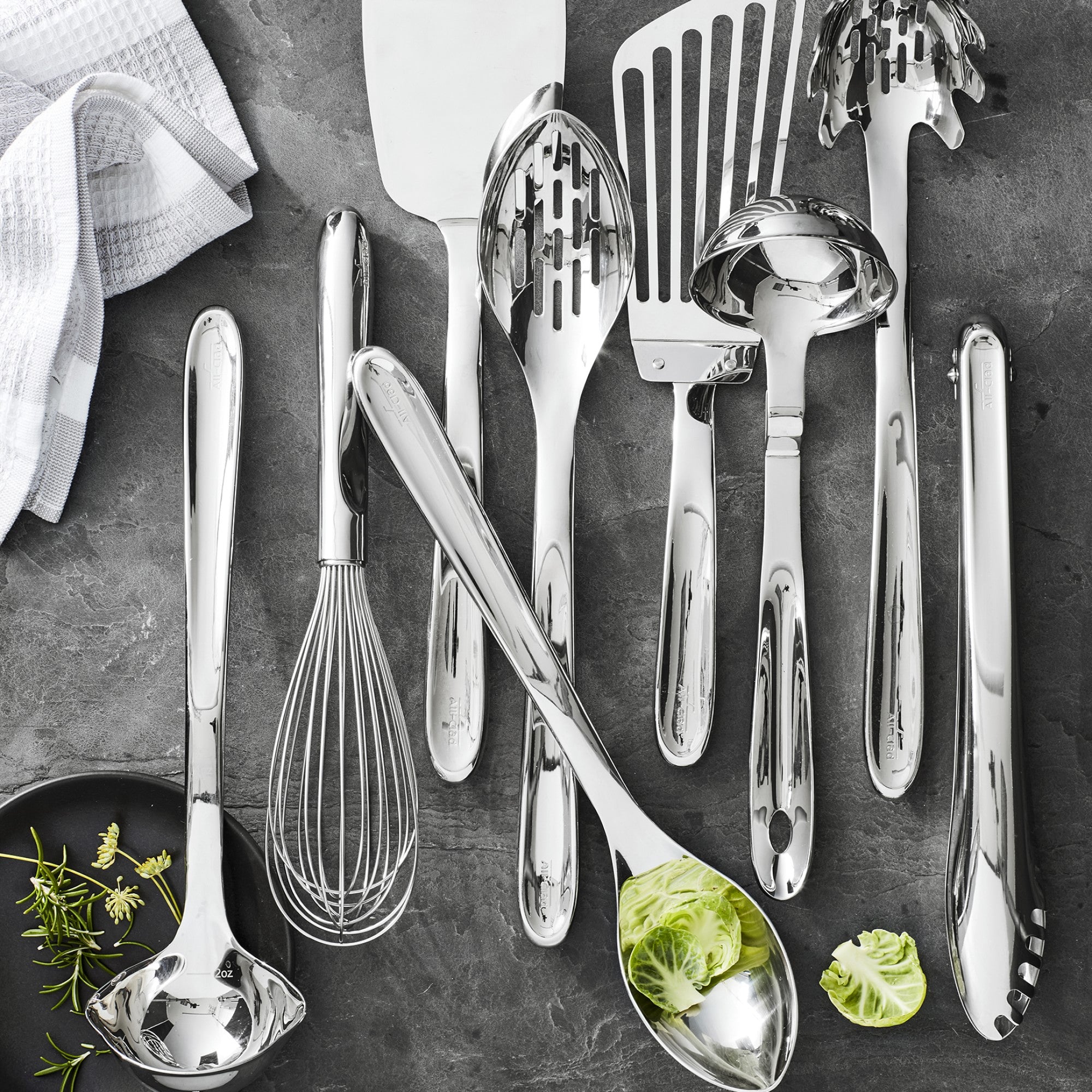 All-Clad Precision Stainless-Steel 8-Piece Utensil Set