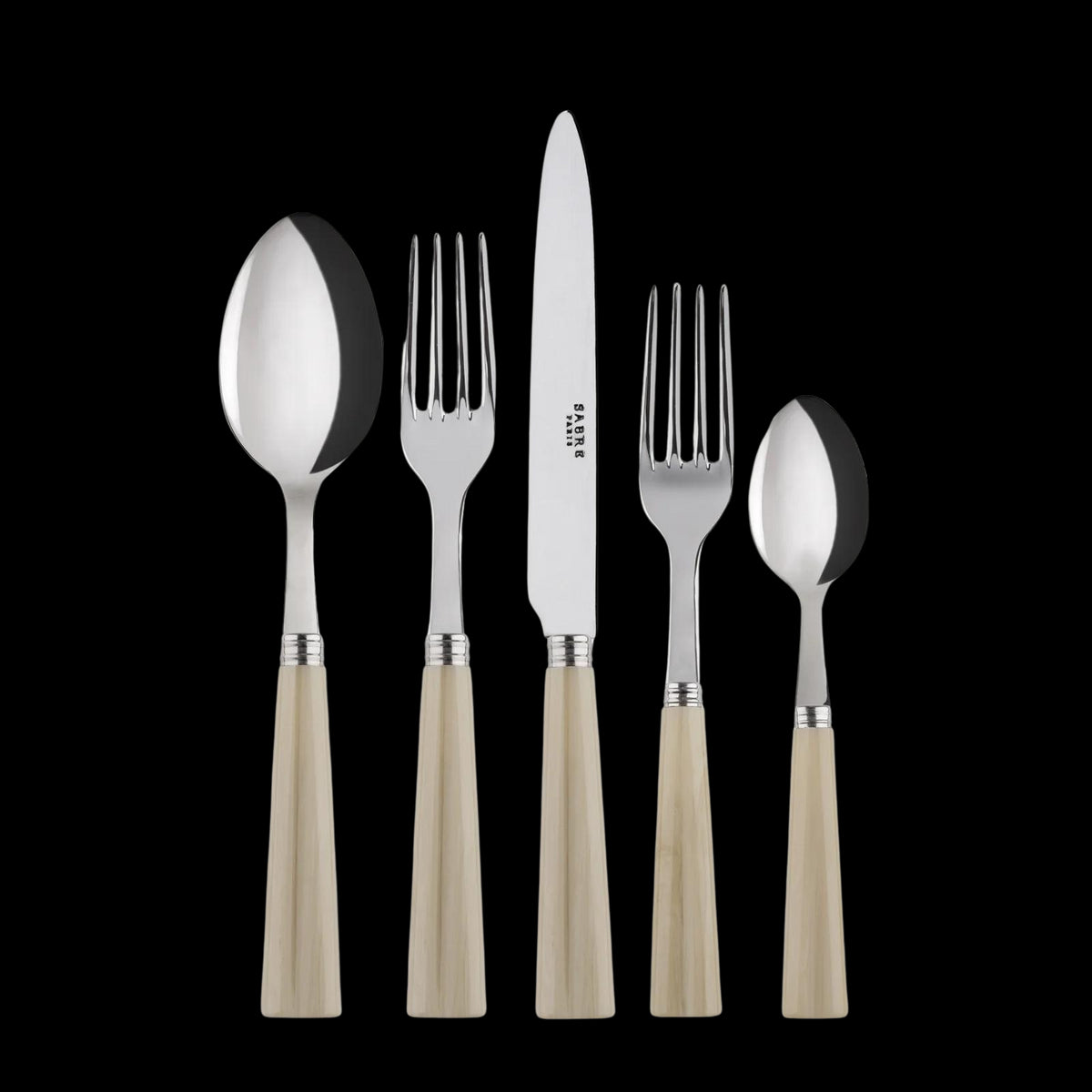 Nature Place Setting in Faux Horn, Set of 5