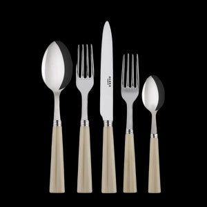 Nature Place Setting in Faux Horn, Set of 5