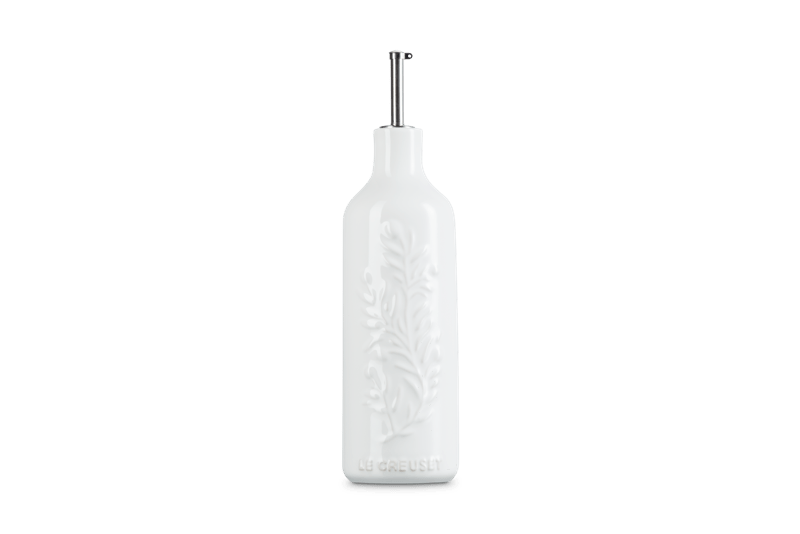 Olive Branch Collection Oil Cruet, 20 oz. in White