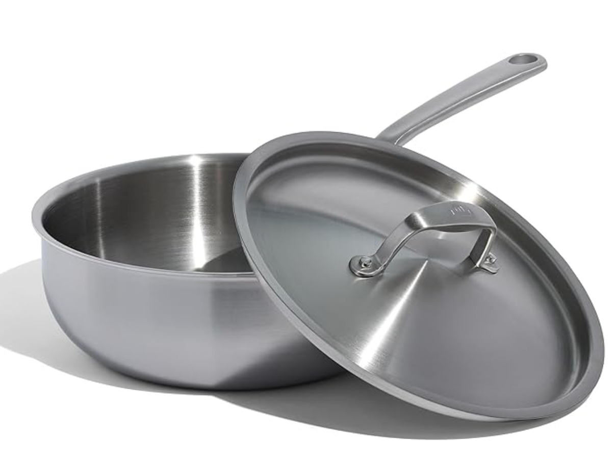 3 Quart Stainless Steel Saucier Pan