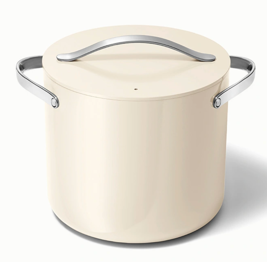 12 Quart Stock Pot, Cream