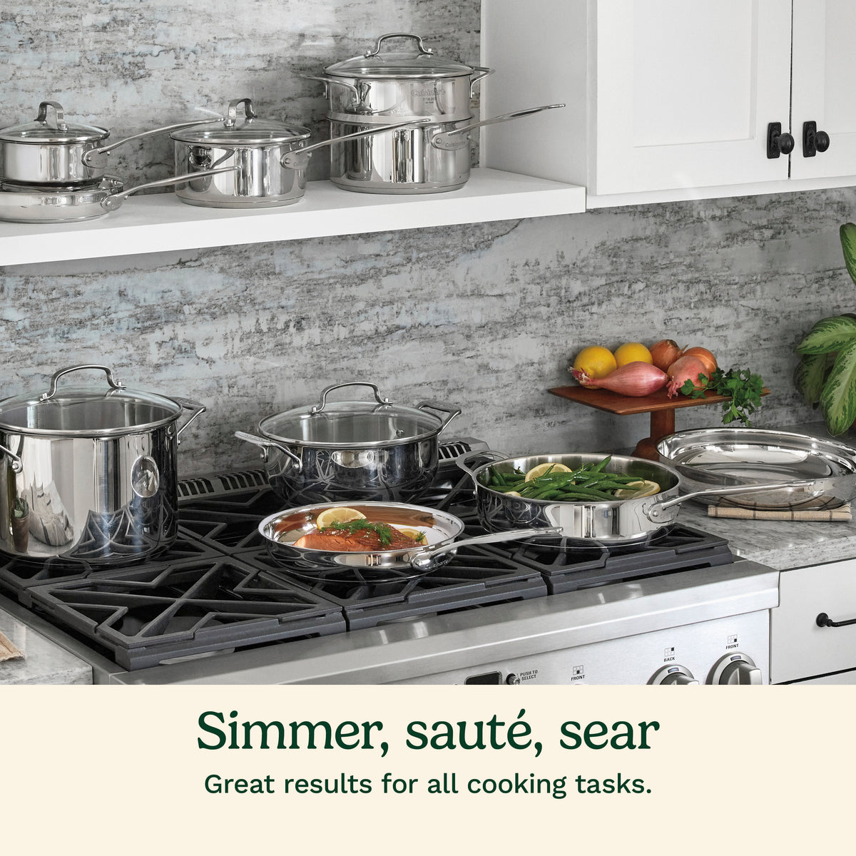 Chef's Classic® Stainless 17-Piece Chef's Classic Stainless Set in Stainless Steel