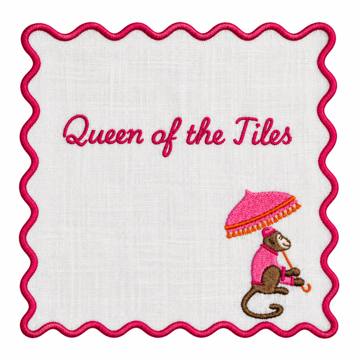 Queen of the Tiles Cocktail Napkin, Set of 4