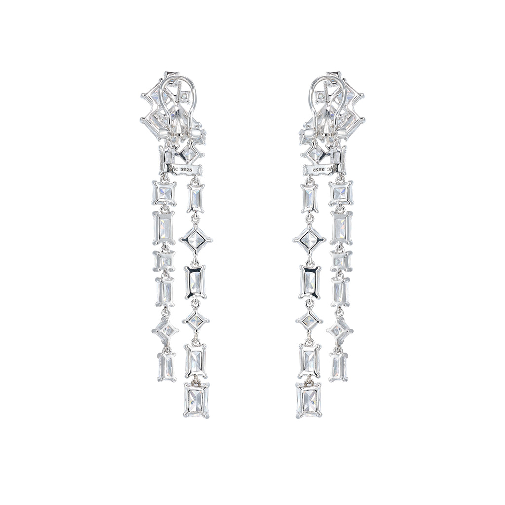 Mini Diamond Cascade Earrings
