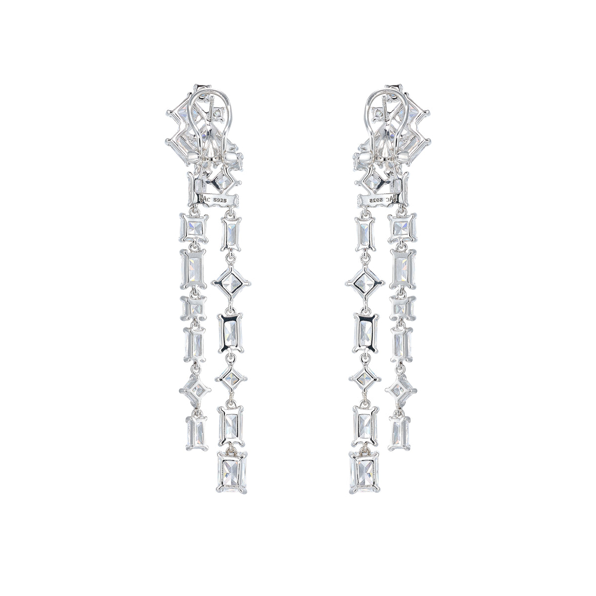 Mini Diamond Cascade Earrings