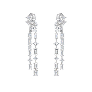 Mini Diamond Cascade Earrings