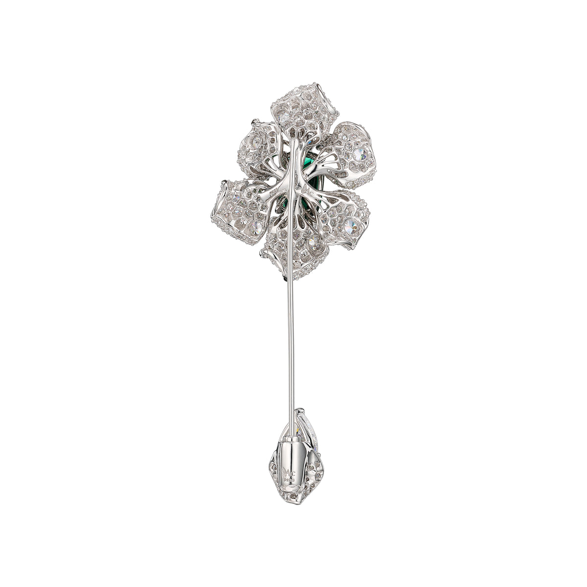 Emerald Fleurs D'Elixir Brooch