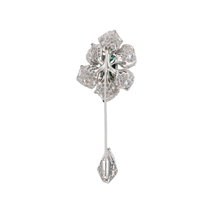 Emerald Fleurs D'Elixir Brooch