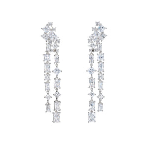 Mini Diamond Cascade Earrings