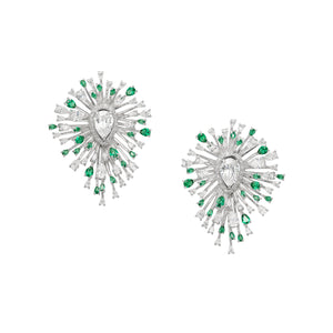 Emerald Mycelia Earrings