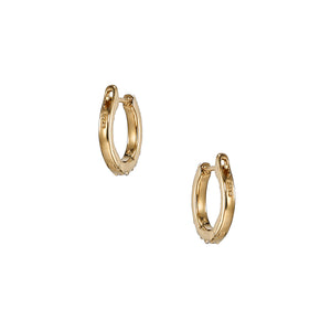 Large Pear Pendant Hoop Earrings