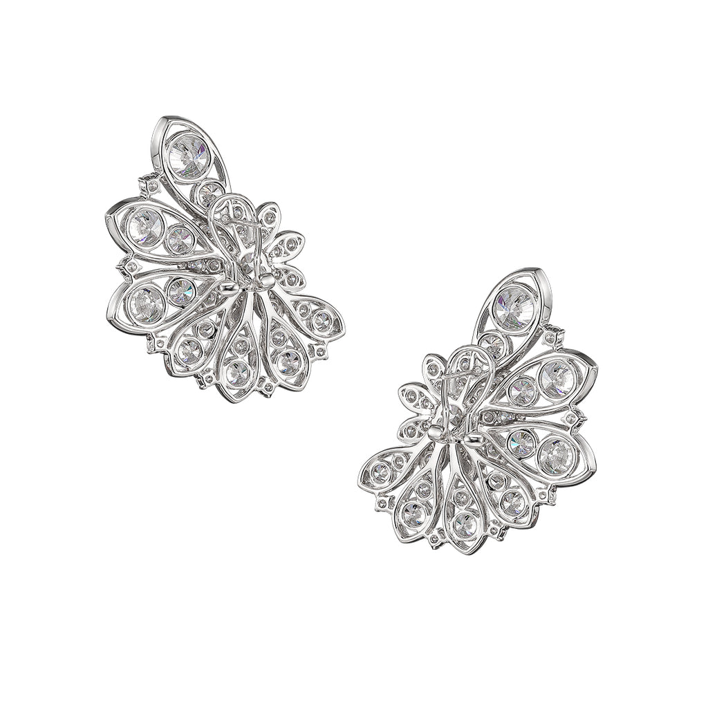 Diamond Pinecone Earrings