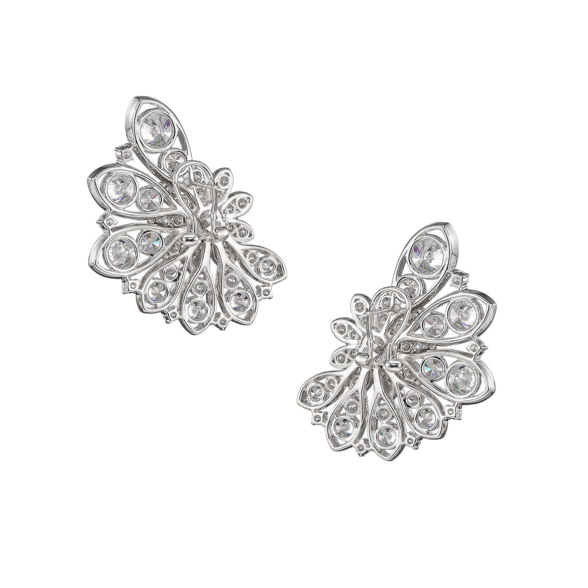 Diamond Pinecone Earrings