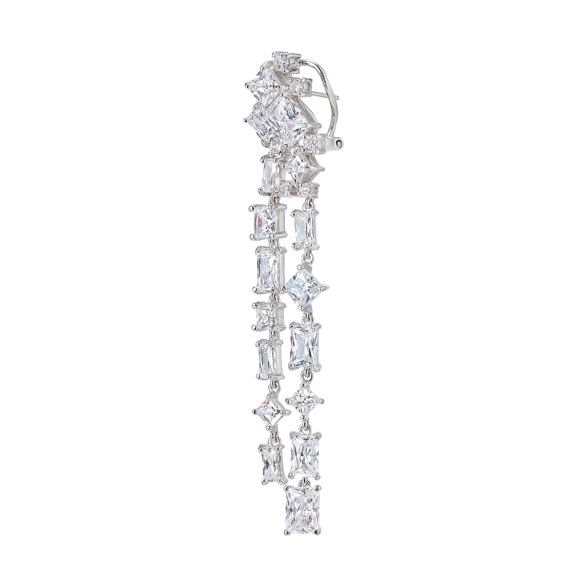 Mini Diamond Cascade Earrings