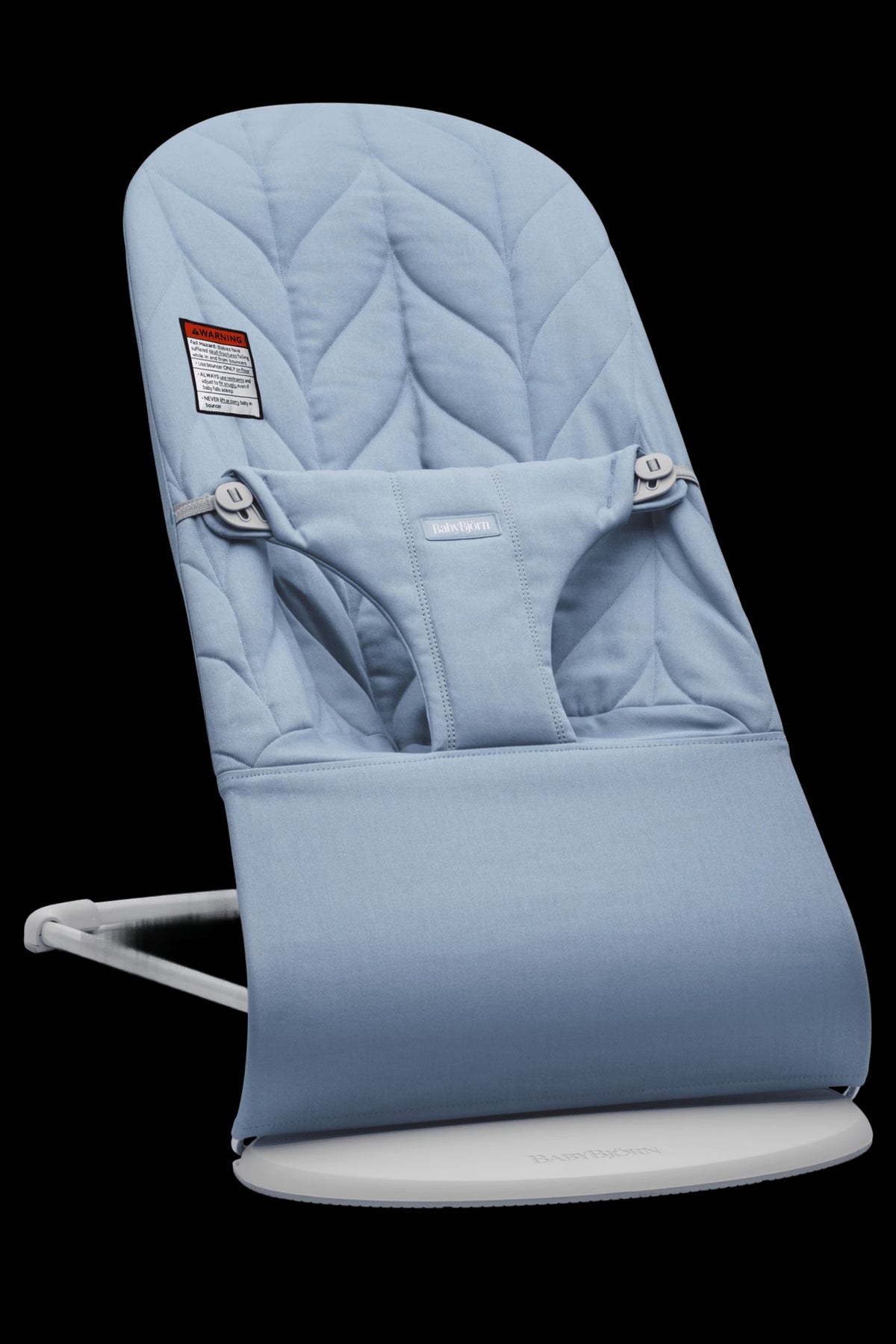 Bouncer Bliss Petal Quilt in Woven Blue