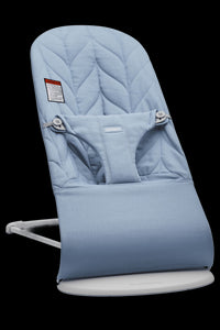 Bouncer Bliss Petal Quilt in Woven Blue